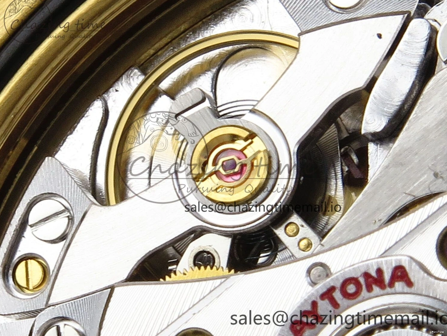 MiroTime 0305 TimelessDesign Daytona 126508 APSF 1:1 Best Edition Black Dial on YG Braclet SH 742